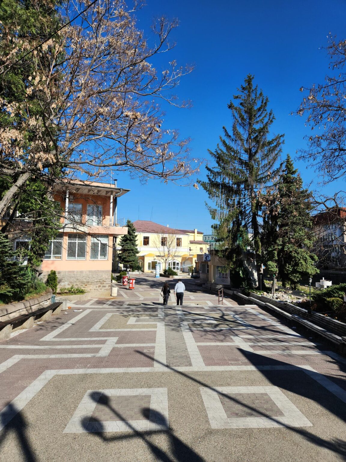 The centre, park and streets of the town of Peshtera, Bulgaria - photo 18