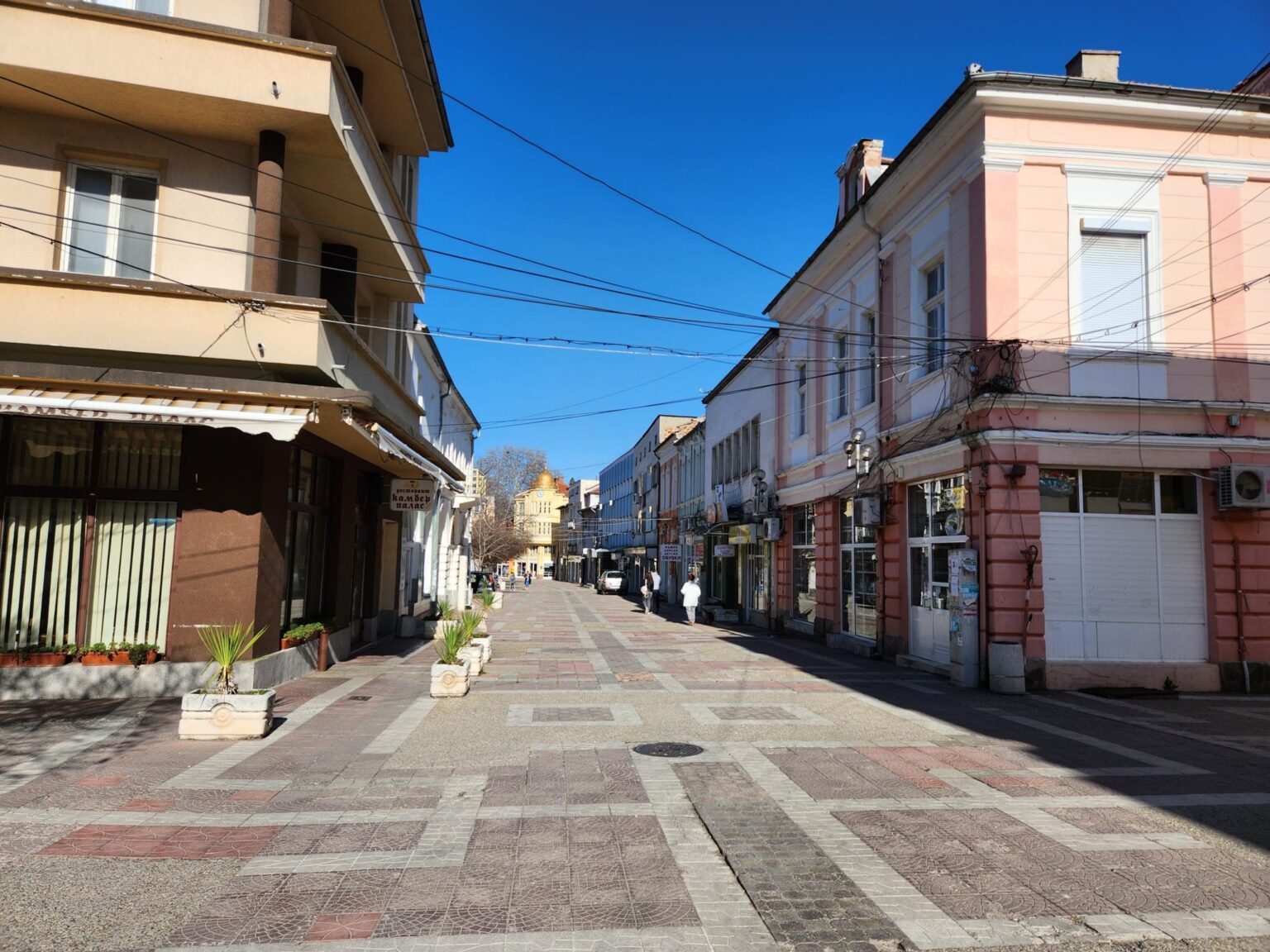 The centre, park and streets of the town of Peshtera, Bulgaria - photo 22