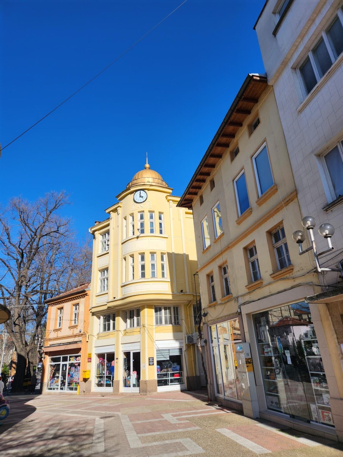 The centre, park and streets of the town of Peshtera, Bulgaria - photo 25
