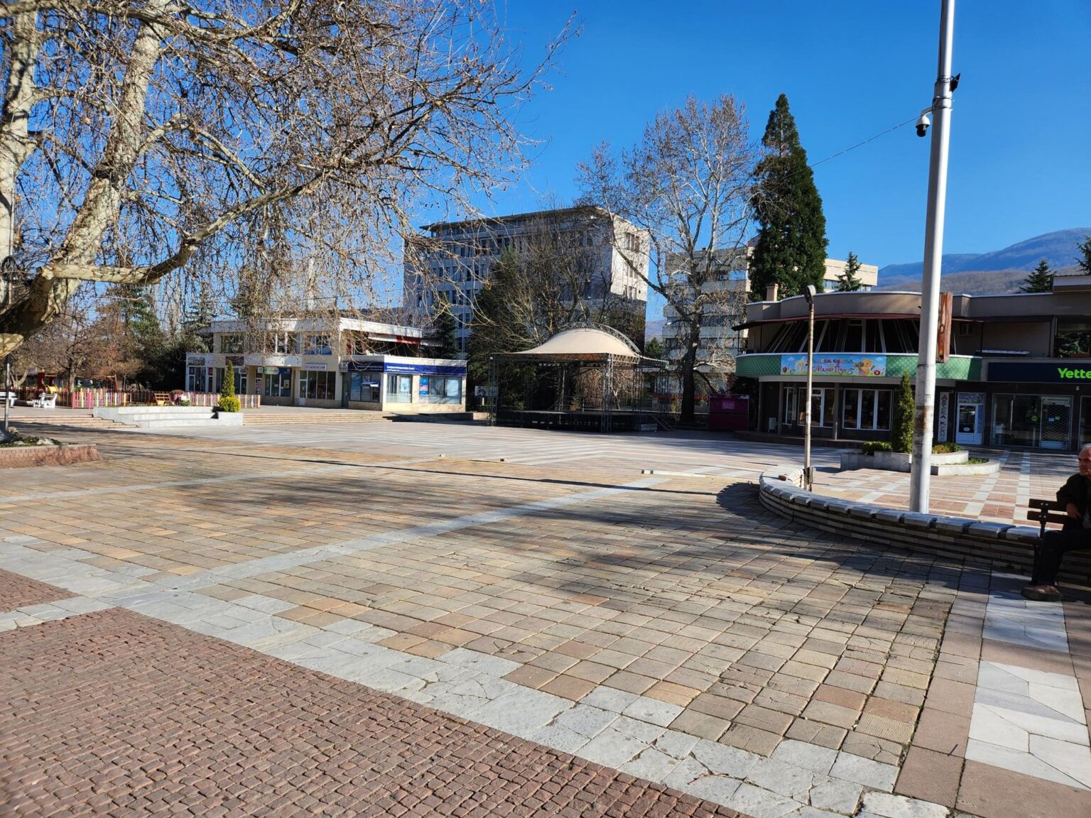 The centre, park and streets of the town of Peshtera, Bulgaria - photo 29
