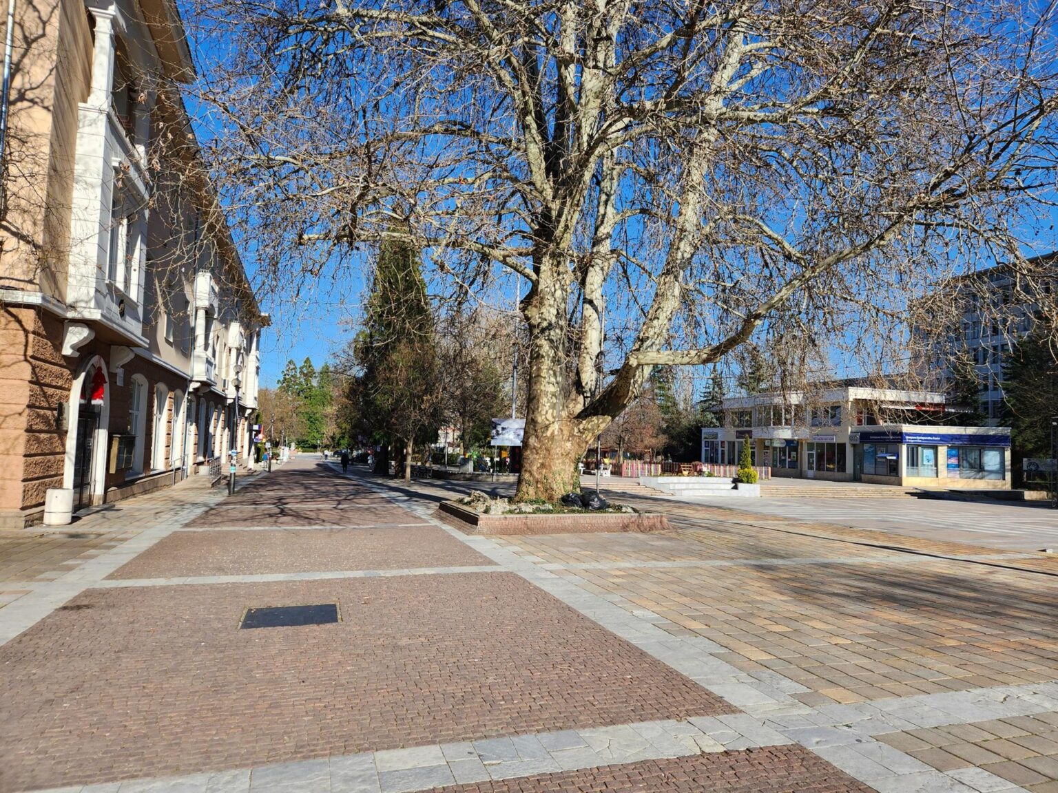 The centre, park and streets of the town of Peshtera, Bulgaria - photo 30