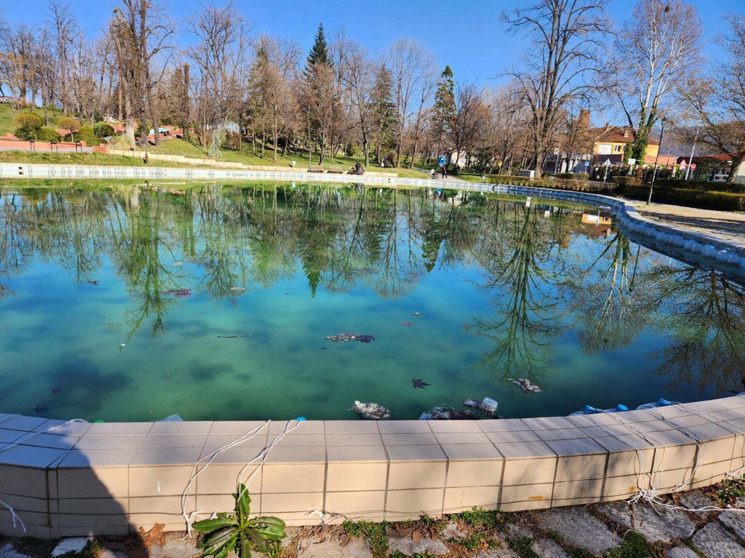 The centre, park and streets of the town of Peshtera, Bulgaria - photo 39