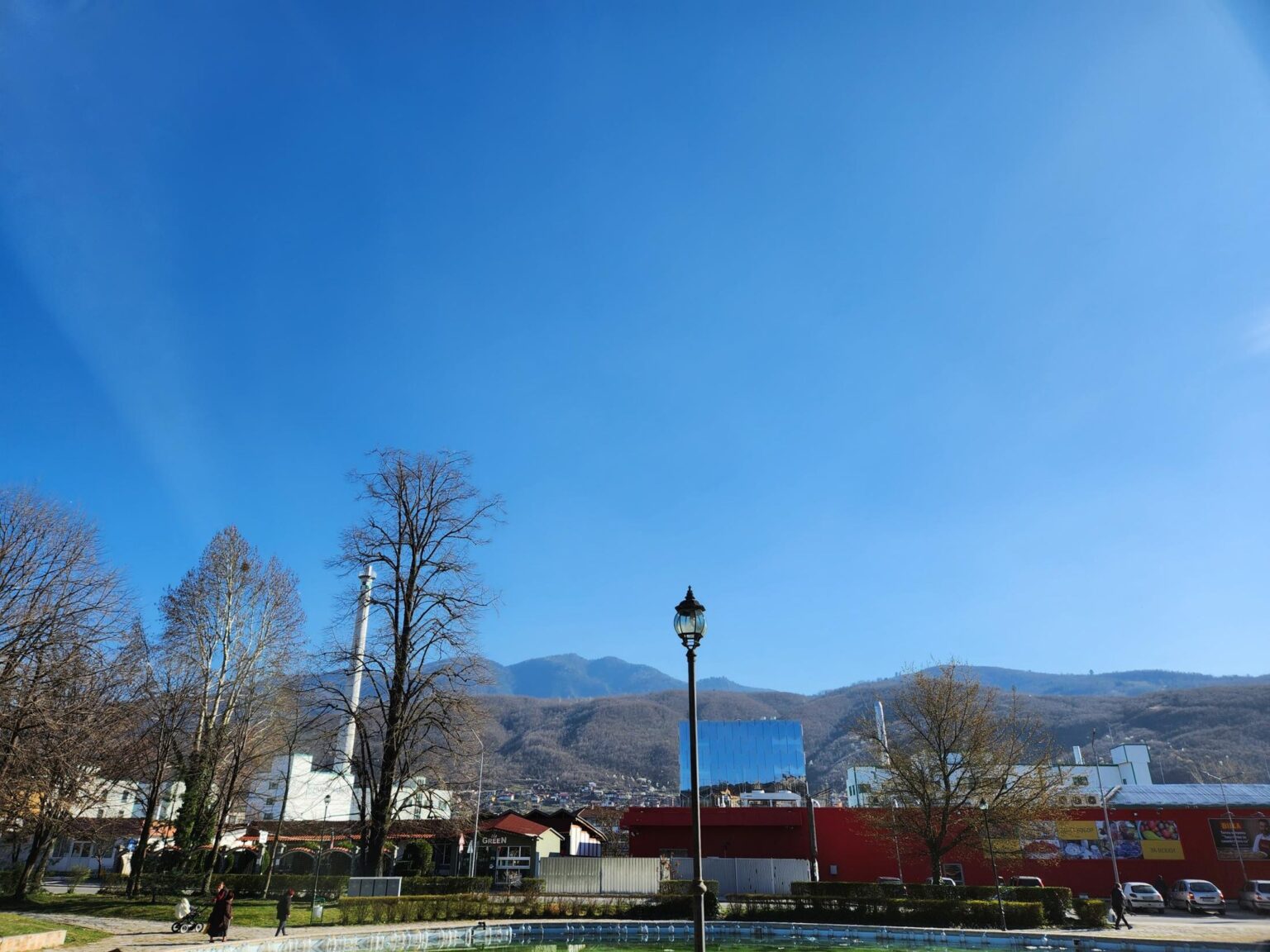 The centre, park and streets of the town of Peshtera, Bulgaria - photo 41
