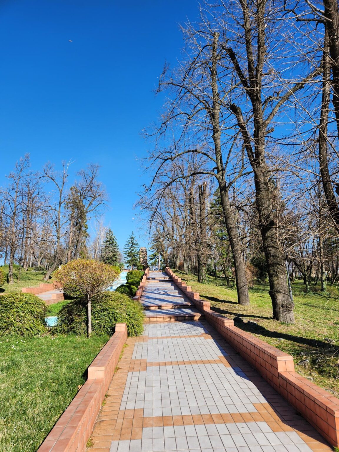 The centre, park and streets of the town of Peshtera, Bulgaria - photo 42