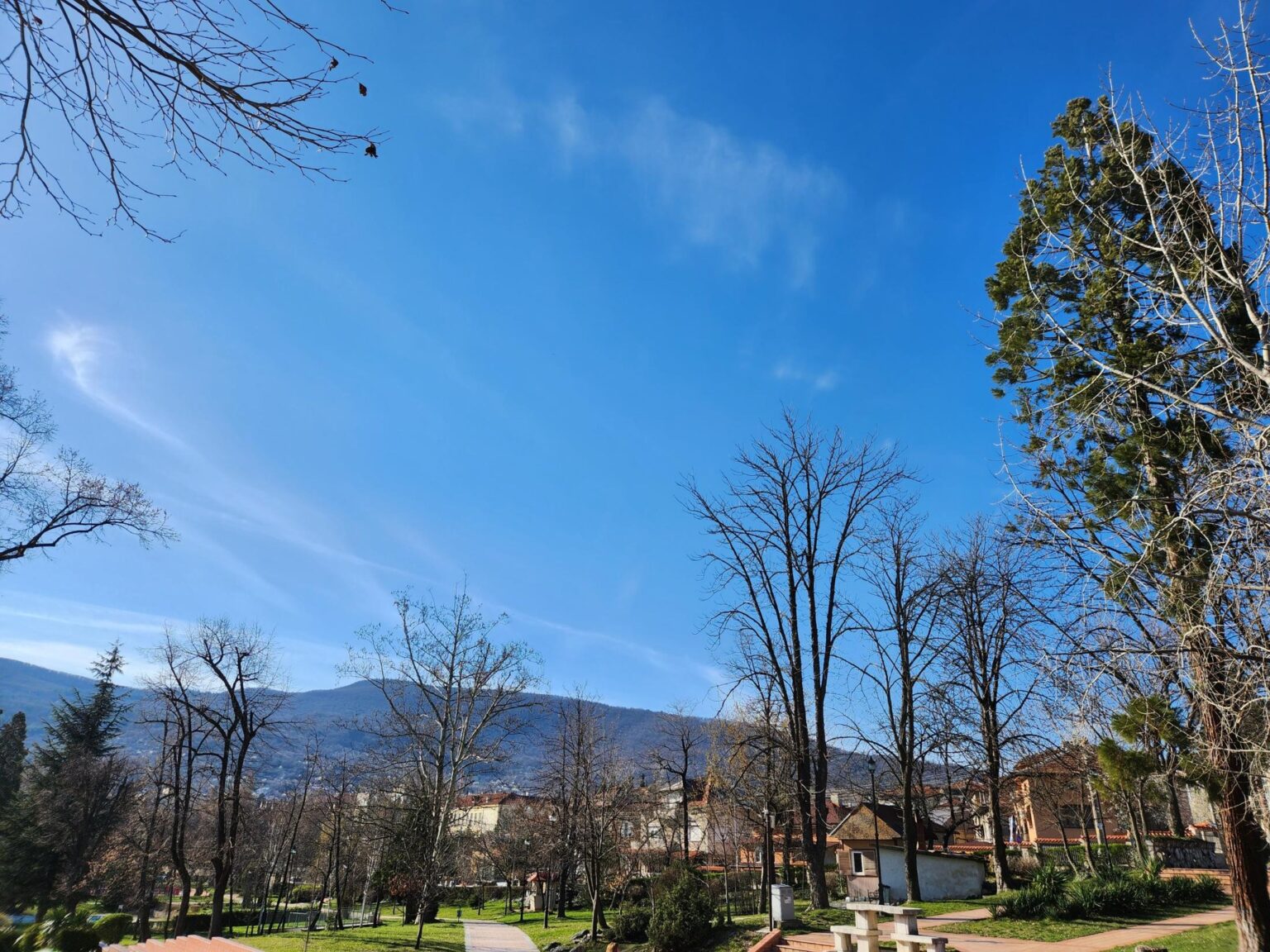 The centre, park and streets of the town of Peshtera, Bulgaria - photo 44
