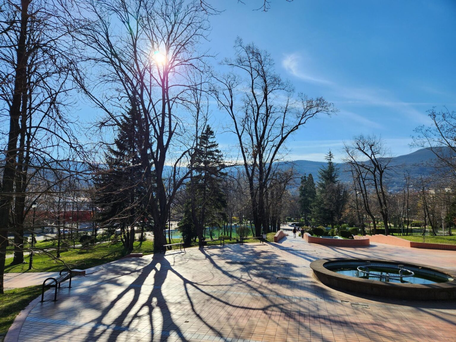 The centre, park and streets of the town of Peshtera, Bulgaria - photo 45