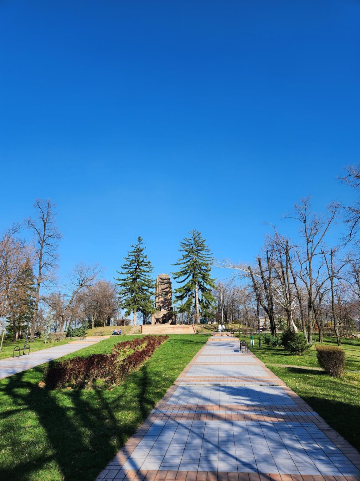 The centre, park and streets of the town of Peshtera, Bulgaria - photo 46