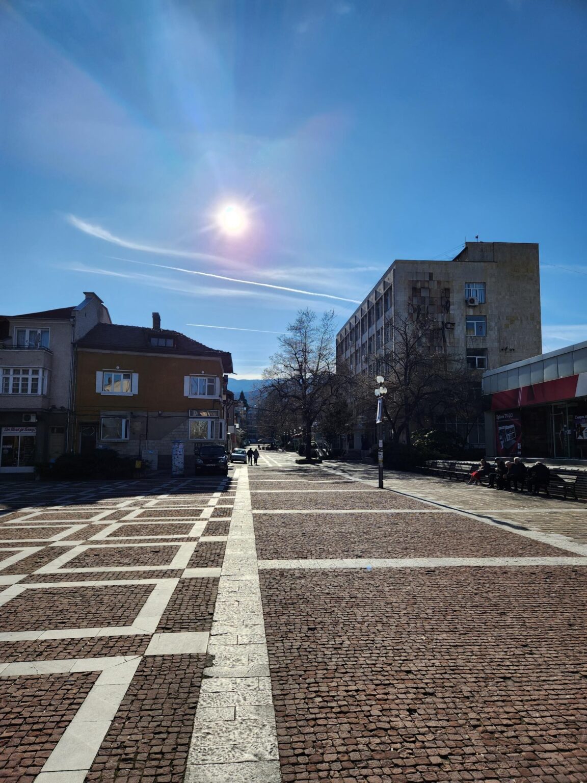 The centre, park and streets of the town of Peshtera, Bulgaria - photo 50