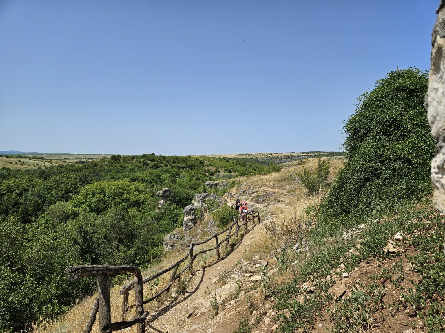 Wooden bridge over the river of Iskar-Panega eco-trail