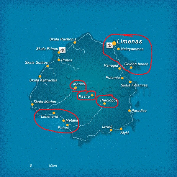 Thassos Island in Greece – From the Sea to the Mountains