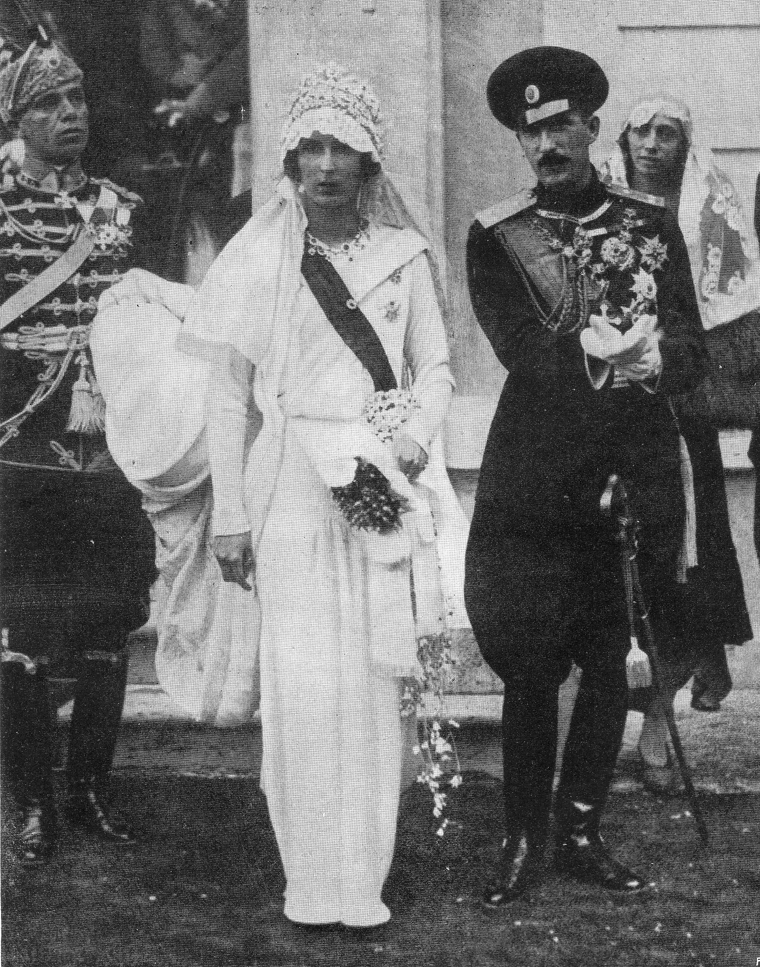 Цар Борис III и принцеса Йоанна Савойска на сватбата им в Асизи през 1930 г.