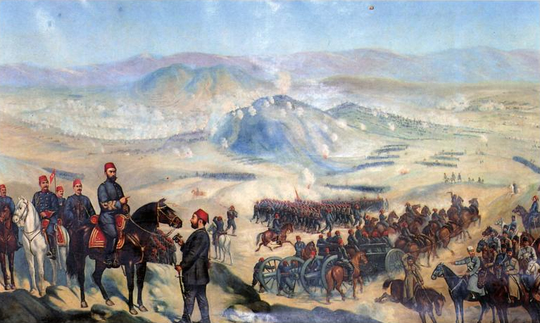 Картина на боевете около Шипченския проход през август 1877 г.