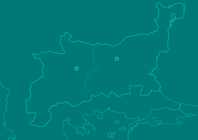 Карта на автономна България според решенията на Цариградската конференция от 1876 г.