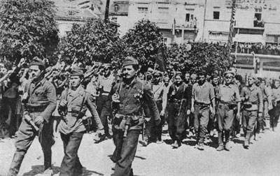 Комунистически партизани влизат в Пловдив на 9 септември 1944 г.